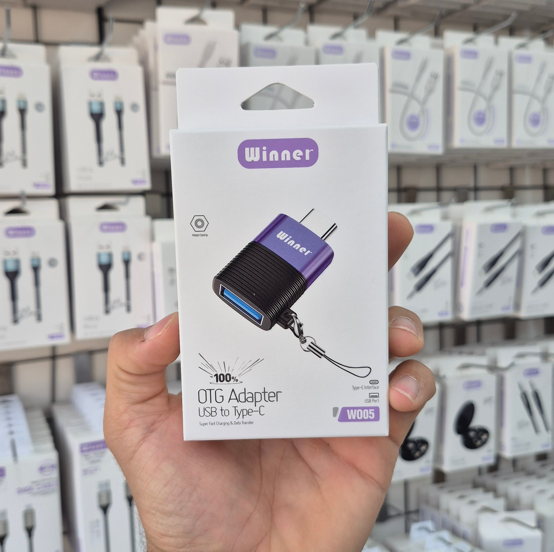 مبدل USB به type-C وینر مدل 005