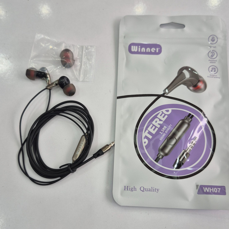 هندزفری سیمی وینر WH07 مدل تو گوشی 3.5mm